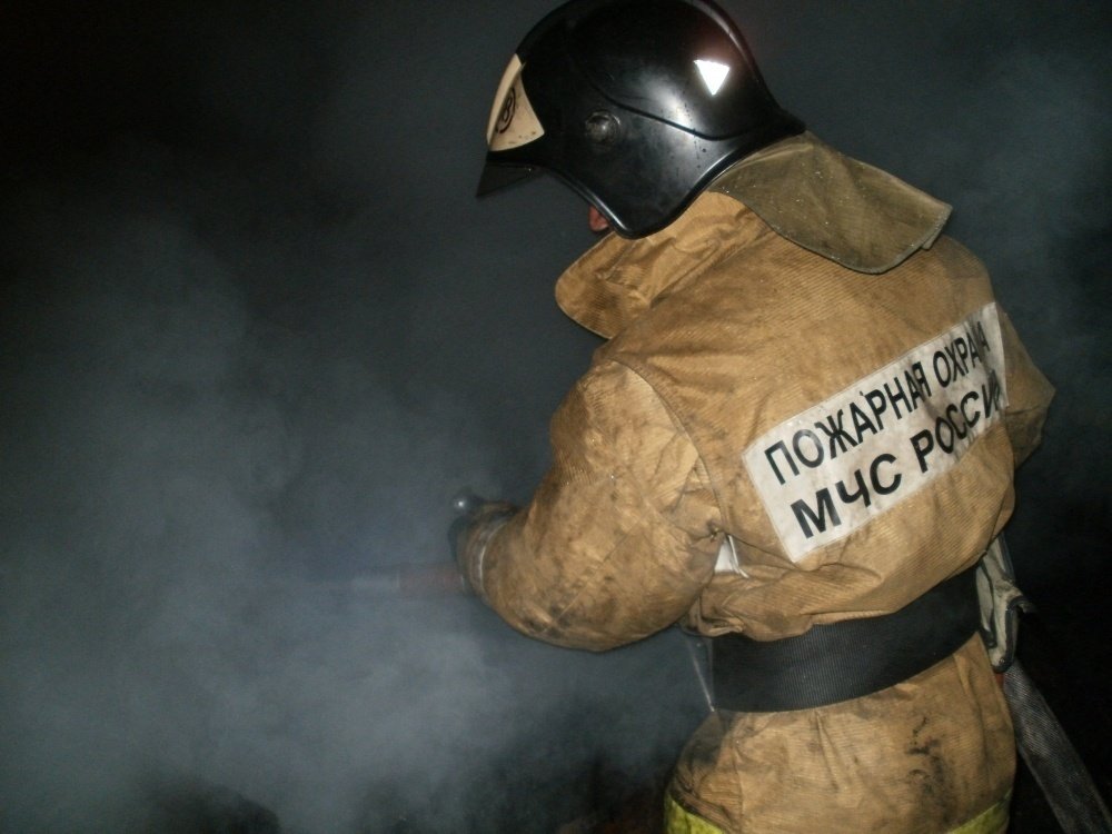 Пожар в Малодербетовском районе
